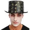 Non communiqué chapeau haut-de-forme crânes or steampunk adulte - générique 23610