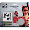 RueDeLaFete Kit Maquillage avec stickers - Diable