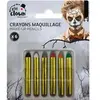 Lot de 6 Crayons maquillage gras coloris Halloween