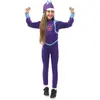 Déguisement enfant Petronix™ Emma violet taille 4/6 ans