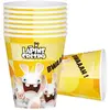 Lot de 8 gobelets Lapins Crétins