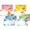 P'TIT Clown re23341, Lot de 8 cartons d'invitation Lapins Crétins
