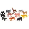 Lot de 4 mini animaux zoo