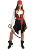 Costume adulte luxe pirate femme jupe, taille XS FETE-23770