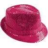 Chapeau borsalino sequins Rose FETE-20192