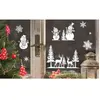 RueDeLaFete Stickers de Noël blancs Bonhomme de neige ou Renne FETE-22882