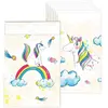 P'tit Clown Re22507 - Lot De 8 Sachets Anniversaire Licornes