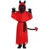Motomo Déguisement diable masqué - rouge - Enfant - 5/6 ans 22065PC