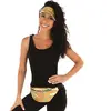 Set accessoire disco Casquette et Banane Or