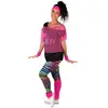 T-shirt résille rose fluo FETE-22666