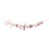 Guirlande Joyeux Anniversaire Rose Gold FETE-22617
