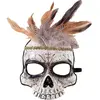 Non communiqué demi-masque vaudou adulte - ptitclown 22188