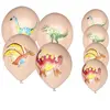 PTIT Clown re22463 - Lot de 8 ballons anniversaire Dinosaures