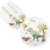 RueDeLaFete Lot de 8 assiettes anniversaire Dinosaures