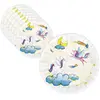 RueDeLaFete Lot de 8 assiettes anniversaire Licornes