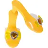 Chaussures de Princesse Enfant Jaune   Accessoires Princesse