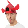 Chapeau poisson, adulte - Rouge