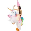 Déguisement Gonflable Licorne avec Cavalier Adulte   Costume EVJF Tail...