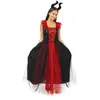 RueDeLaFete Déguisement sorcière maléfique - noir, rouge - Femme - S/M 24046PC