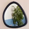 Miroir bohème Simili 60x63 cm - Amadeus - Noir - Verre