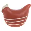 Amadeus - Bougie Poule terra 10,5 cm (lot de 4)