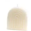 Non communiqué Bougie Rainbow grand modèle blanche (lot de 6) - Amadeus - Blanc - Cire