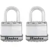 Master Lock Master Lock Cadenas Excell 2 pcs Acier laminé 45 mm M1EURT