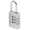 Master lock cadenas en aluminium métal brossé 20 mm