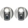 Master Lock Master Lock Cadenas Disque Excell 2 pcs Acier inox 70 mm M40EURT