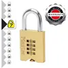 MASTER LOCK Cadenas à combinaison programmable laiton massif 50mm anse d.10xh.32mm