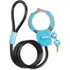 MASTER LOCK Câble antivol à clé avec menotte 1m.