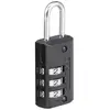 Master lock cadenas à combinaison finition noire 20 mm