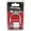 Master Lock 1523EURD Cadenas à Combinaison, Couleur Aléatoire, 5,9 x 6,4 x 2,6 cm