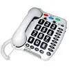 GEEMARC Téléphone fixe grosses touches sénior AMPLIPOWER 50 - Blanc