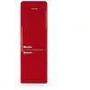  SCHNEIDER CONSUMER Réfrigérateur combiné 60cm 304l brassé rouge Schneider SCB300VR