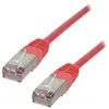 CUC Cordon patch Catégorie 5E 4P moulé 1 Mètres FTP Rouge 847153
