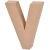 Paris Prix Homéa, Lettre Carton 14 x 3 x H18 cm à Décorer "V"