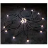 1001KDO Guirlande lumineuse - Non spécifié - 20 LED clignotantes - 2,8 m - Métal - Blanc chaud
