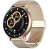 SENBONO Montre connectée S53 Doré montre intelligente Bluetooth appel ...
