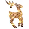 1001KDO Silhouette de Renne lumineux 15 led