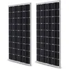 [panneau de verre 2 pièces] Panneau solaire en verre rigide 18v solide