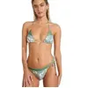 Banana Moon Haut de maillot de bain imprimé vert BOSCO NASSIMA XL