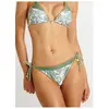 Banana Moon Bas de maillot de bain imprimé vert BLIKA NASSIMIA L