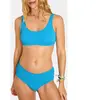 Haut de maillot de bain turquoise JUSTIN POPCORN XL