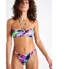 Banana Moon Haut de maillot de bain imprimé rétro KENTEO SUNFAIR M