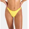 Banana Moon Bas de maillot de bain string jaune AIRA COLORSUN M