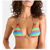 Banana Moon Haut de bikini rayé brillant CRICO LOMARICA M