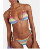 Banana Moon Haut de bikini rayé brillant CIRO LOMARICA XL