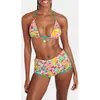 Banana Moon Bas de maillot shorty imprimé coloré NINA SUNNYPOP XS