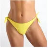 Banana Moon Bas de maillot de bain noué jaune MIKTA COLORSUN XL